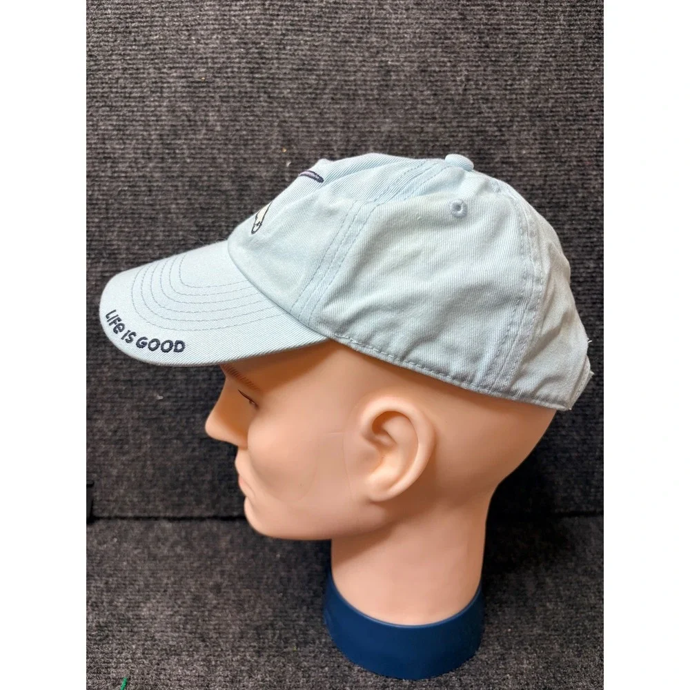 Life is Good Youth Small Light Blue Unicorn Embroidered Cotton Hat S23-AH00021